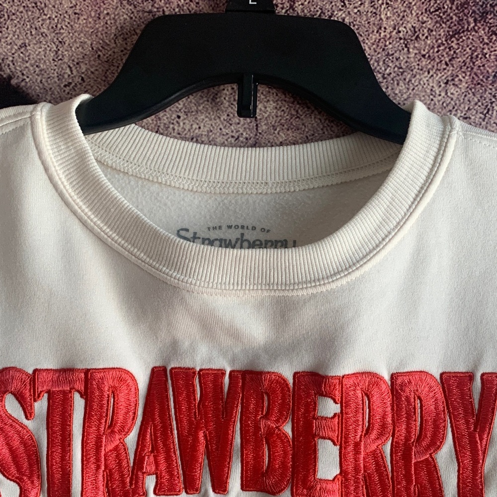Strawberry Shortcake Stitched Sweater - Picture 6 of 8